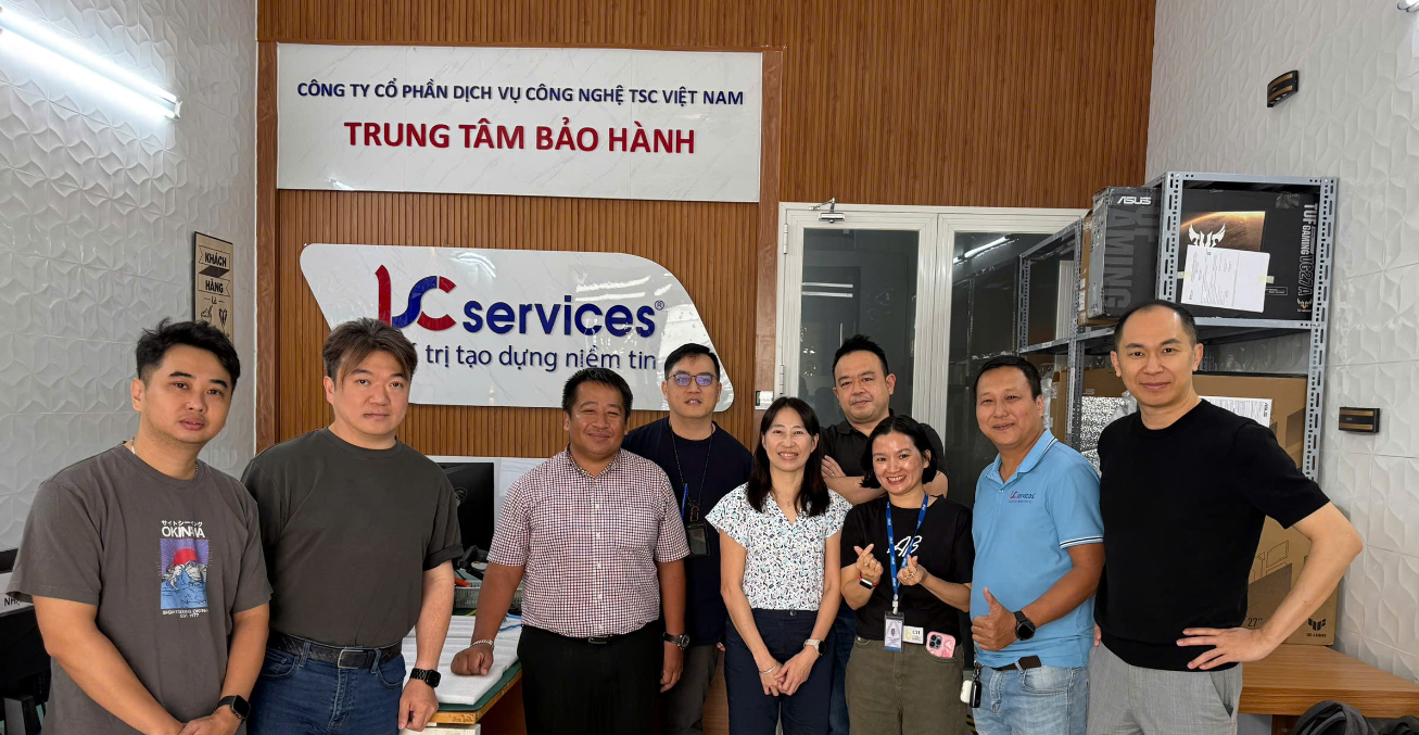 TSC VIỆT NAM LÀM VIỆC VỚI ĐỐI TÁC ASUS